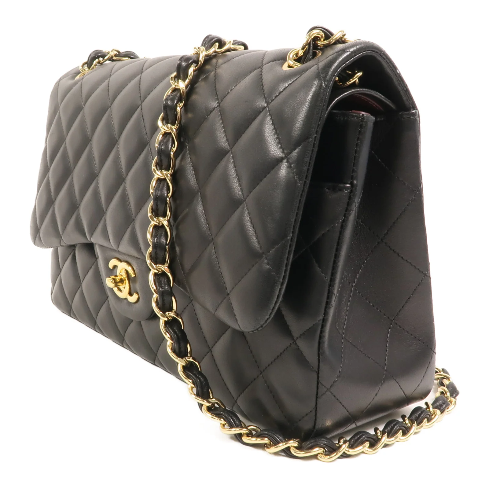 CHANEL CC GHW Classic Jumbo - Imagen 7