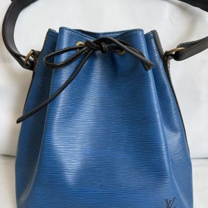 Louis Vuitton Noe Petit Epi Leather azul