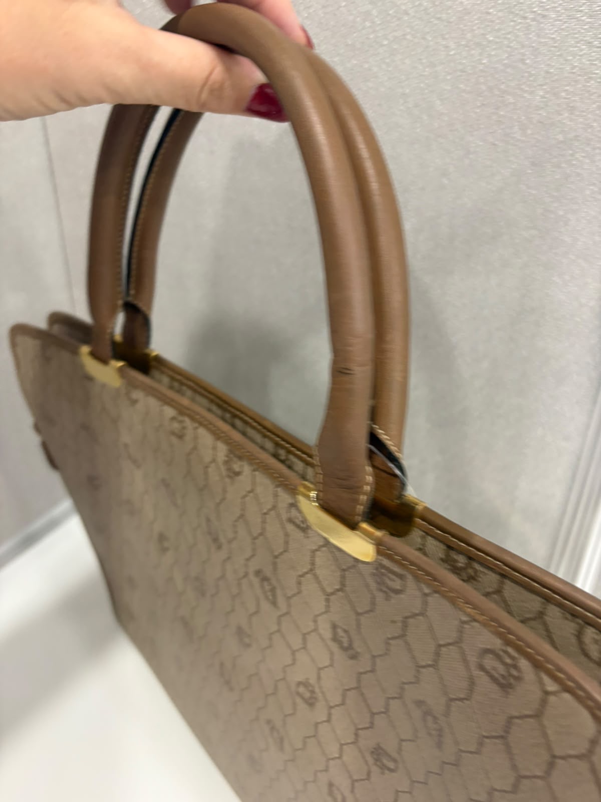 Christian Dior Vintage Document Briefcase - Imagen 11