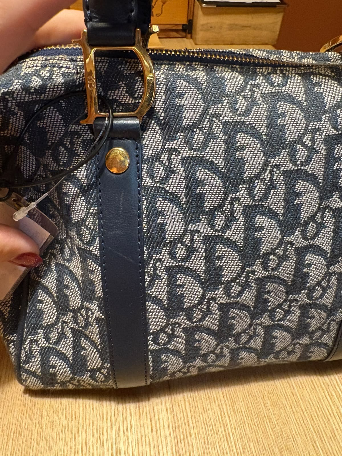 Christian Dior Vintage Trotter Mini Boston 25 - Imagen 7