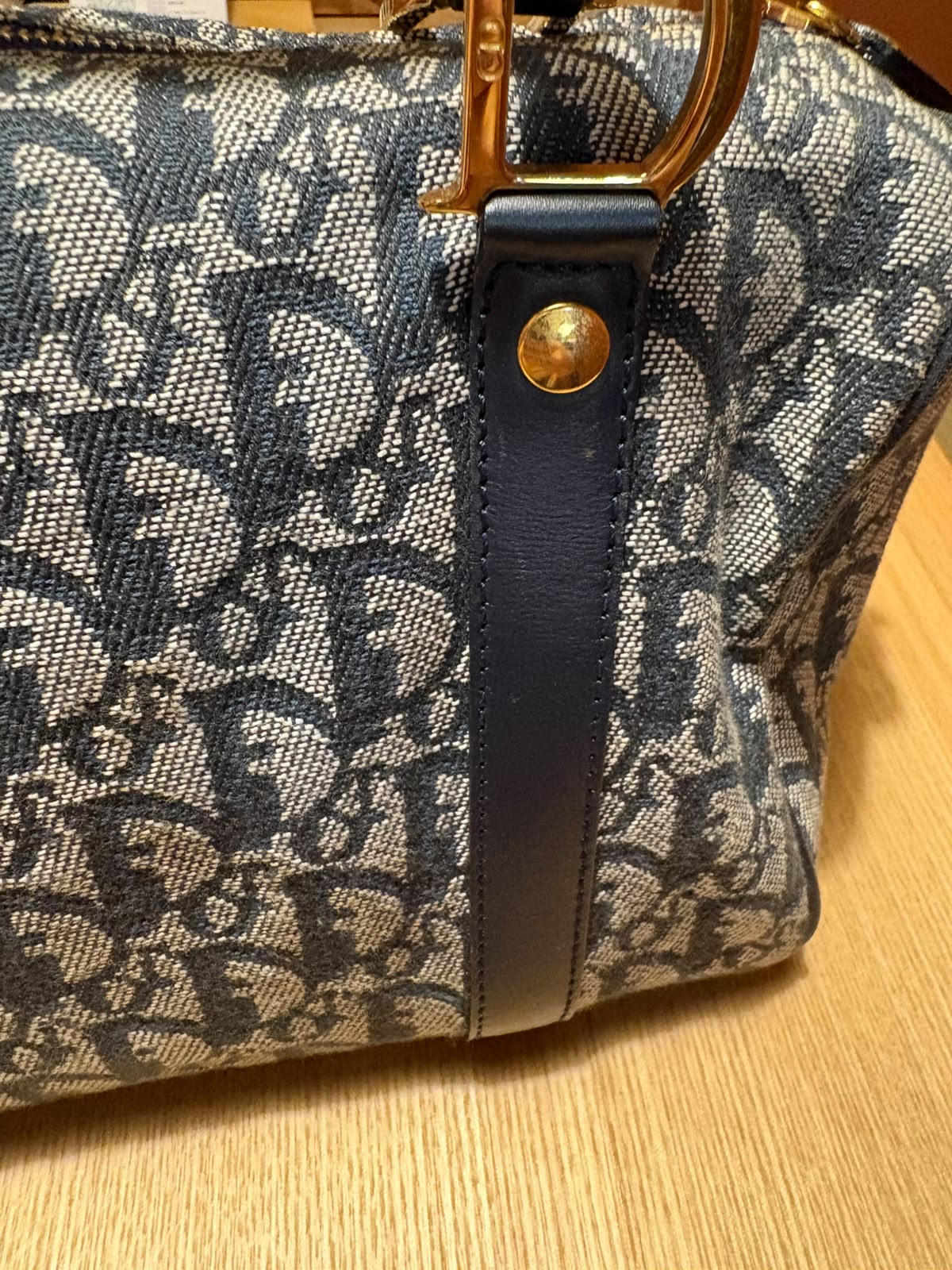 Christian Dior Vintage Trotter Mini Boston 25 - Imagen 13