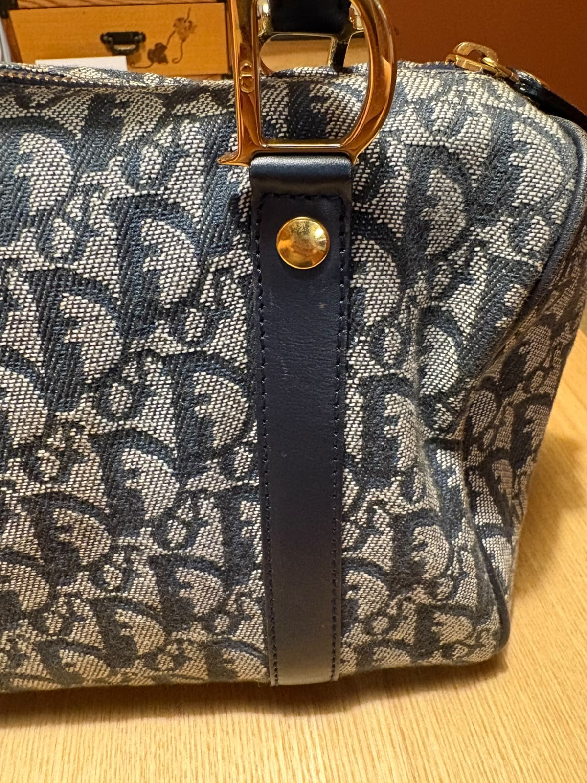 Christian Dior Vintage Trotter Mini Boston 25 - Imagen 8