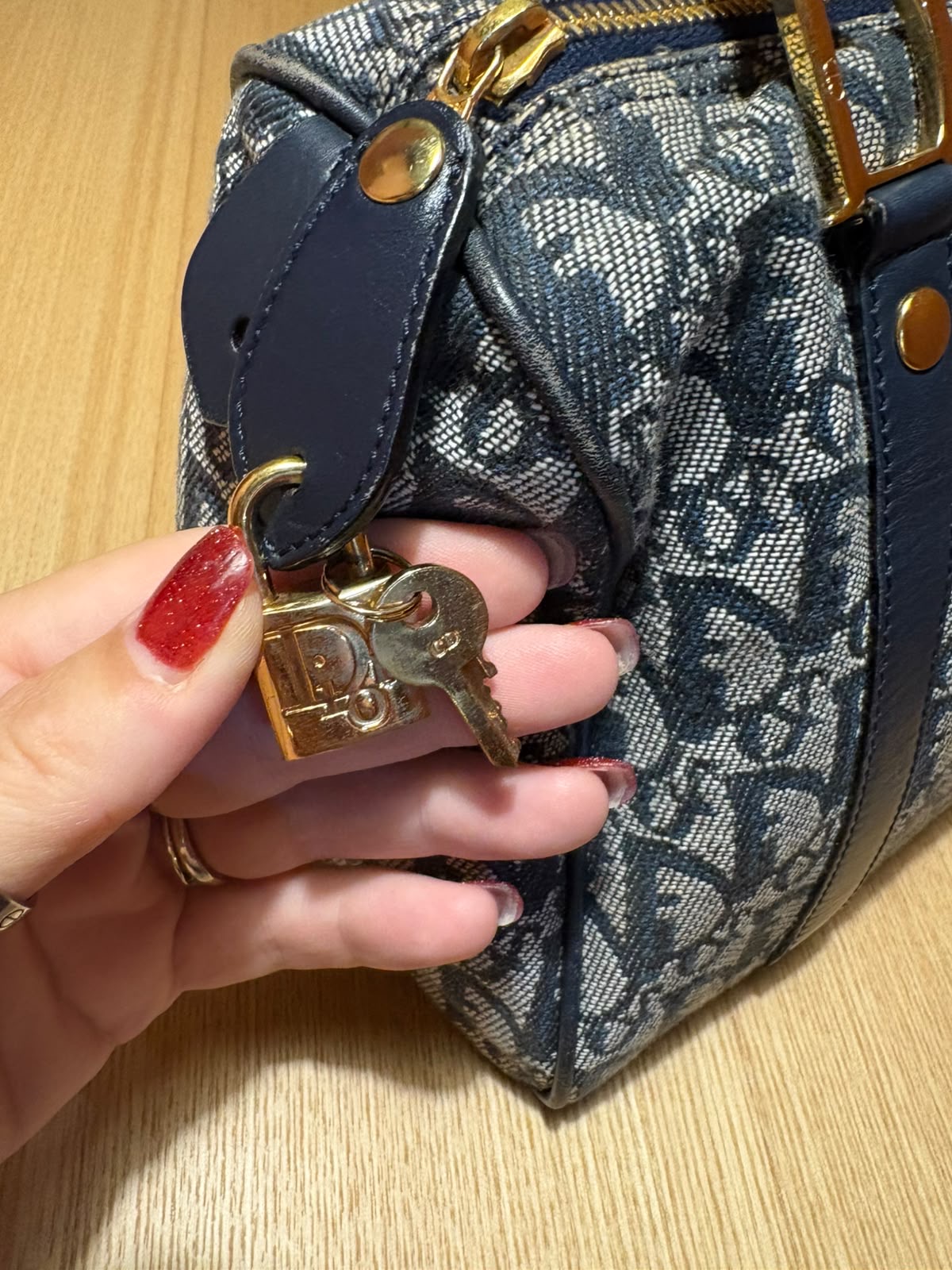 Christian Dior Vintage Trotter Mini Boston 25 - Imagen 6