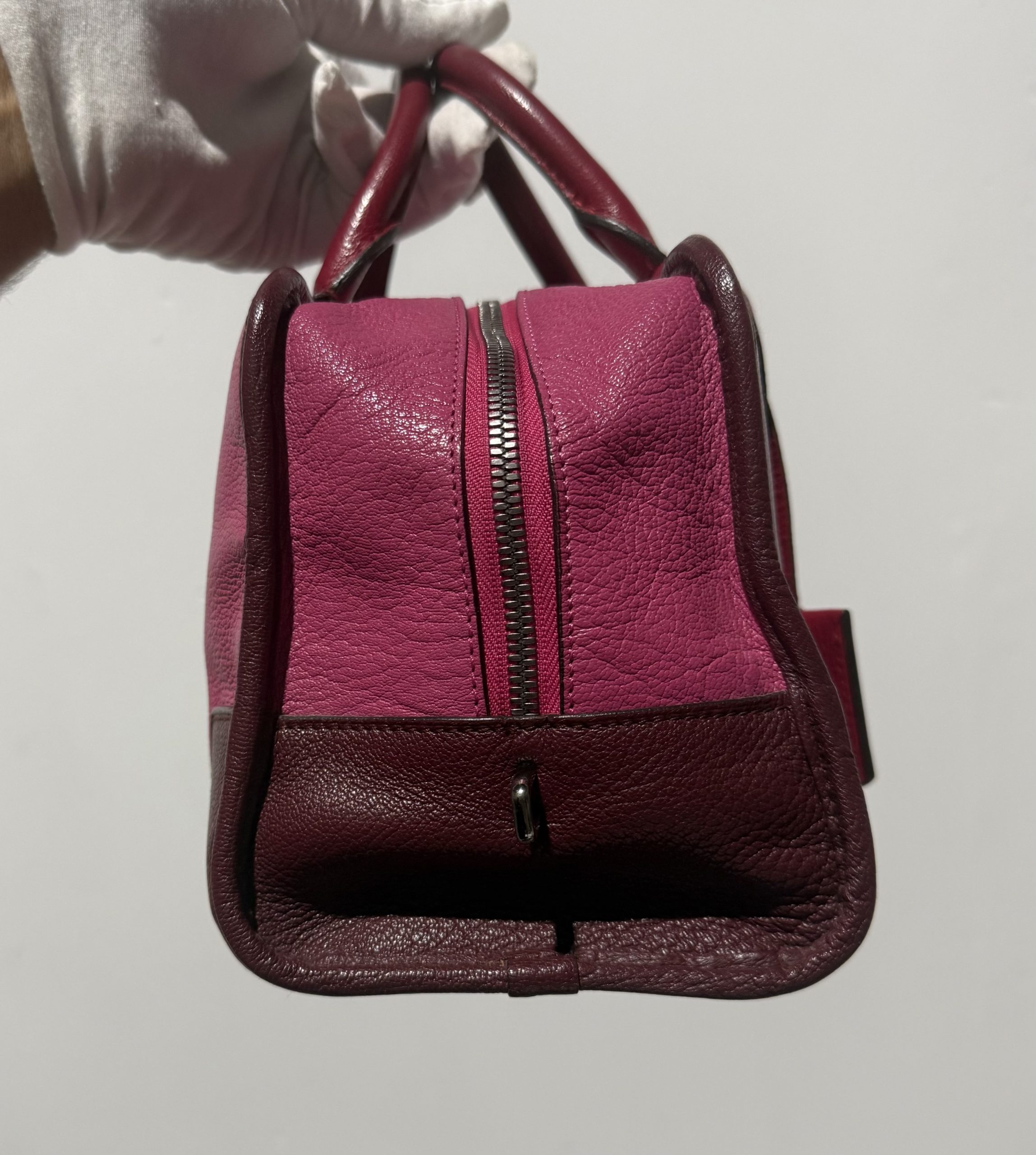Loewe Amazona 28 Bicolor Rosa/Burdeos - Imagen 5