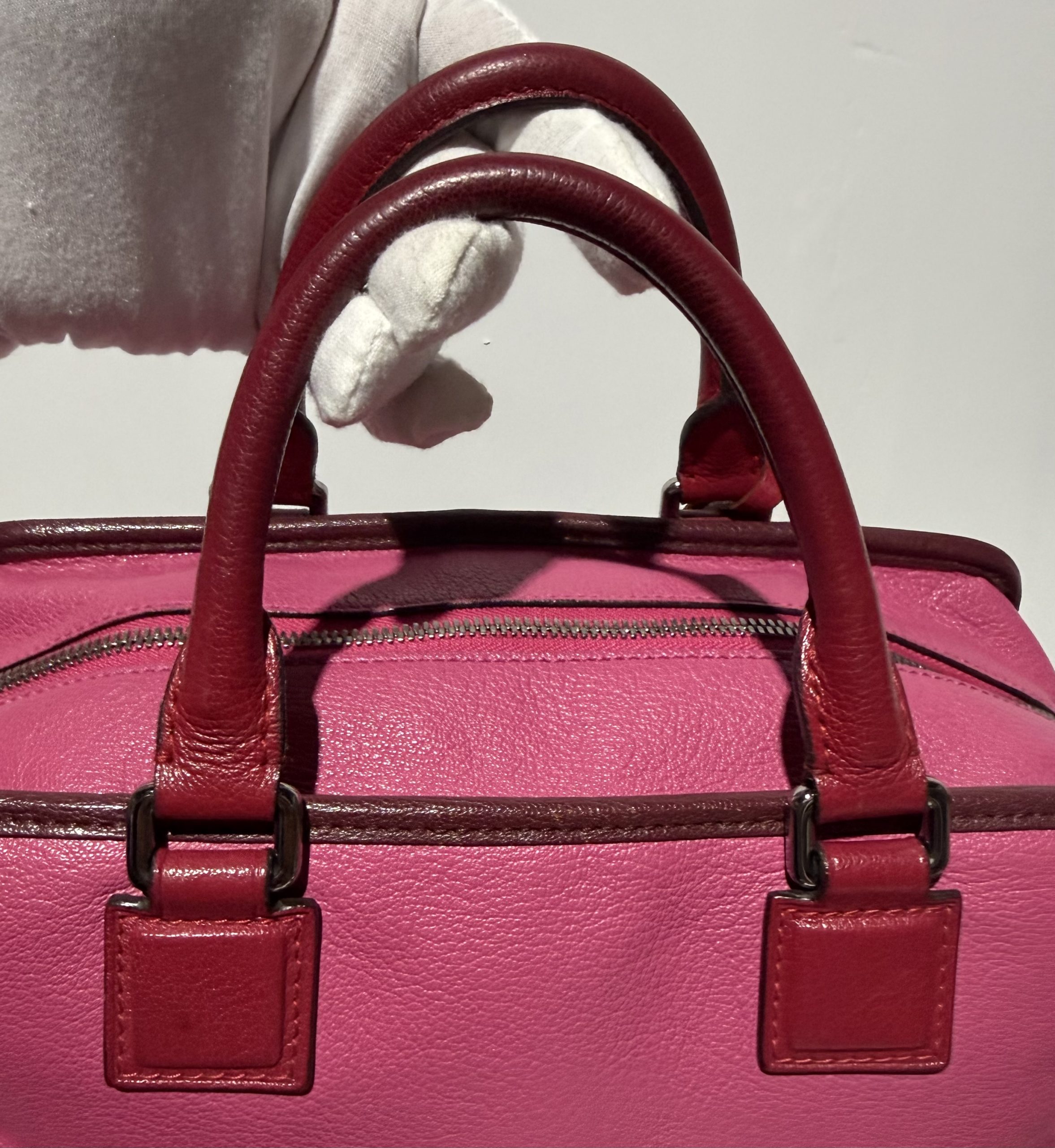 Loewe Amazona 28 Bicolor Rosa/Burdeos - Imagen 10