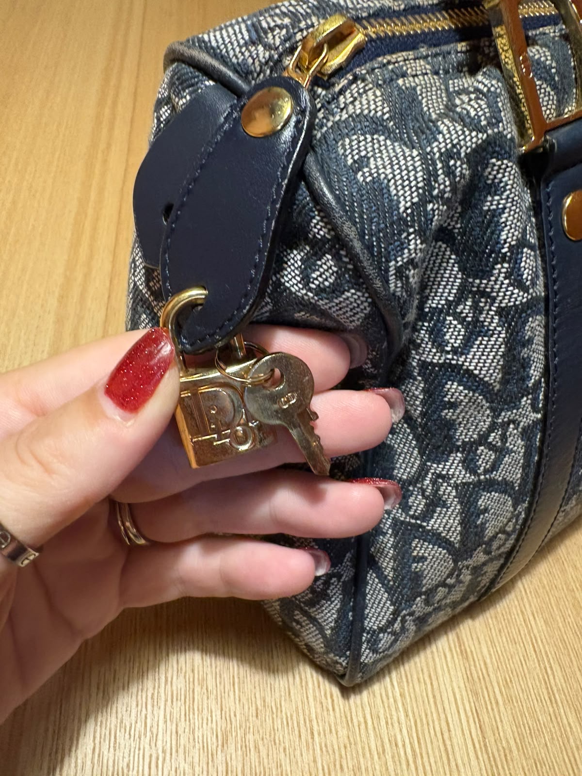 Christian Dior Vintage Trotter Mini Boston 25 - Imagen 5