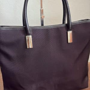 Gucci Vintage Tote Bag Negro